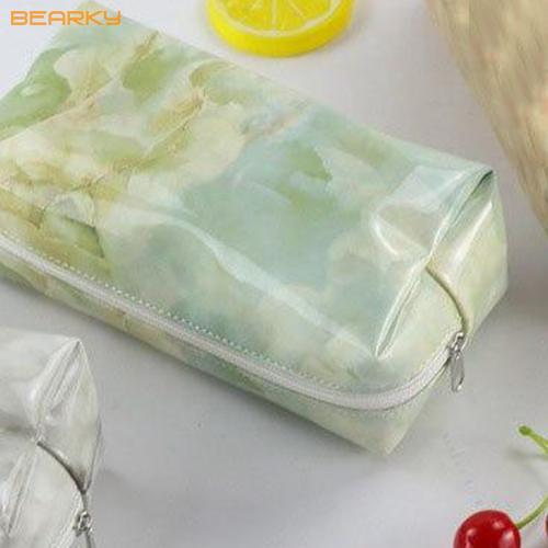 Wholesale Marble Custom Waterproof Toiletry Bag Large Travel Cosmetic Make Up Bag